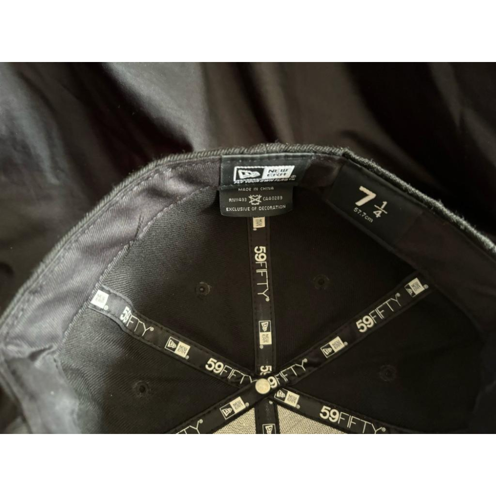 二手古著Vintage洛杉磯Los Ageles New Era全封棒球帽 SZ 7 1/4-細節圖5