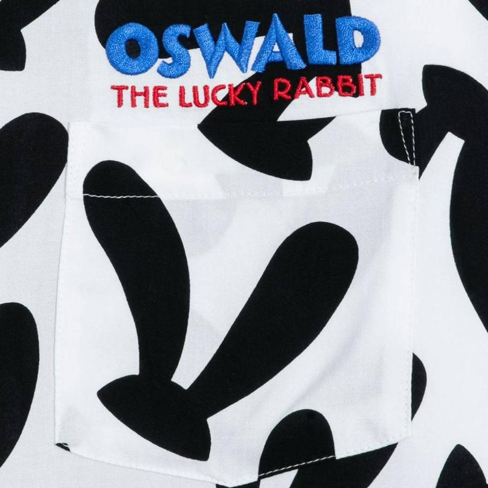 【K1】迪士尼幸運兔Oswald the Lucky Rabbit Disney100襯衫 SZ M-細節圖3