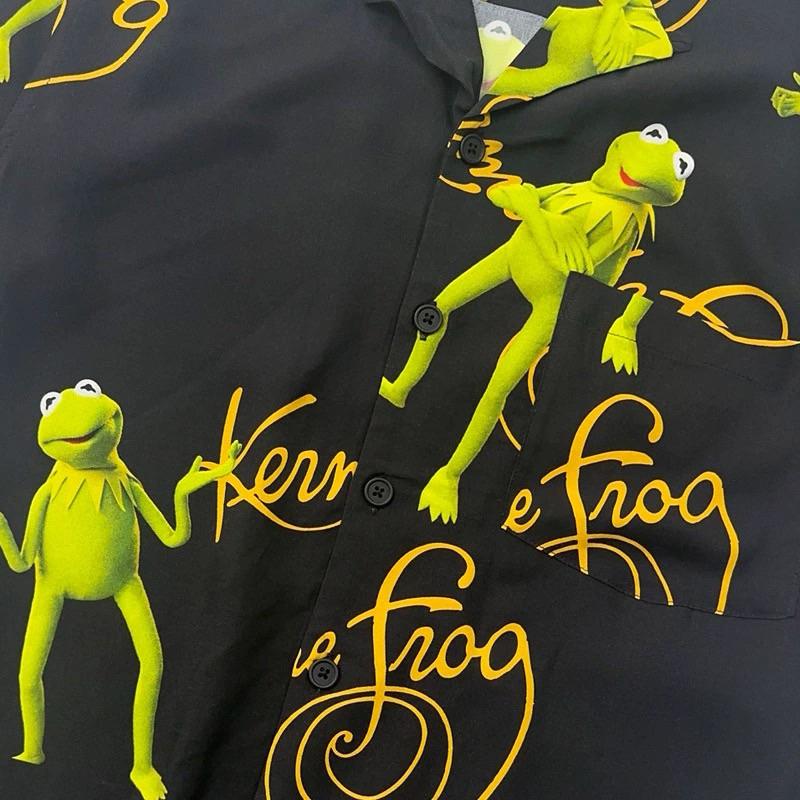【K1】全新Disney Muppets Kermit短袖襯衫 SZ M-細節圖2