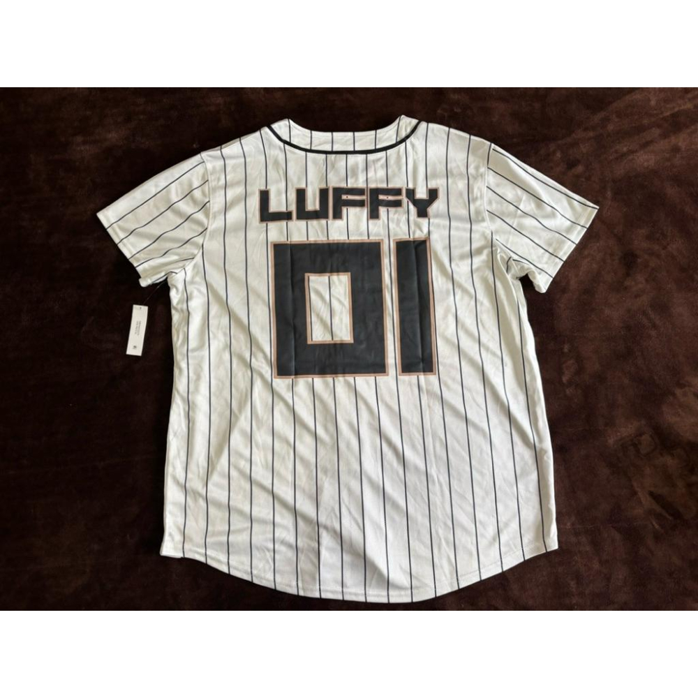 【F1】全新卡通航海王魯夫Luffy棒球球衣SZ XL-細節圖4