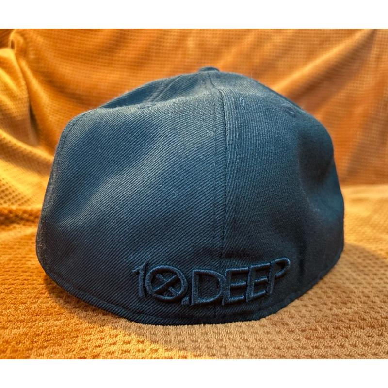 二手古著Vintage New Era 10DEEP 全封棒球帽 SZ 7 1/4-細節圖5