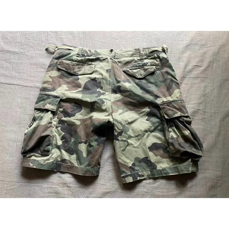 美國帶回二手古著Vintage Obey 迷彩短褲 SZ 32-細節圖2