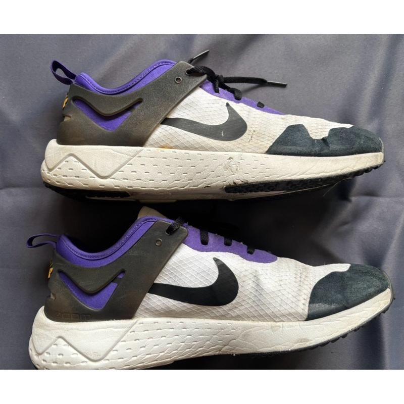 二手Nike Zoom Lite Qs White Trainers 訓練鞋 US10-細節圖3