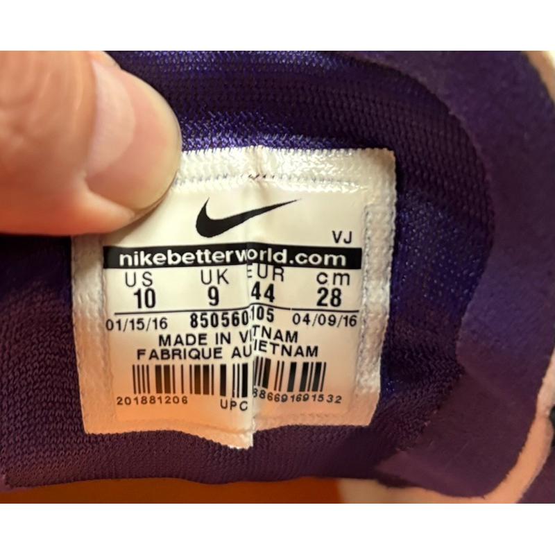 二手Nike Zoom Lite Qs White Trainers 訓練鞋 US10-細節圖7