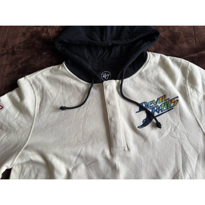 【I7】47 Brand美國大聯盟坦帕灣光芒Tampa Bay Rays Trifecta Shortstop Hood-細節圖2