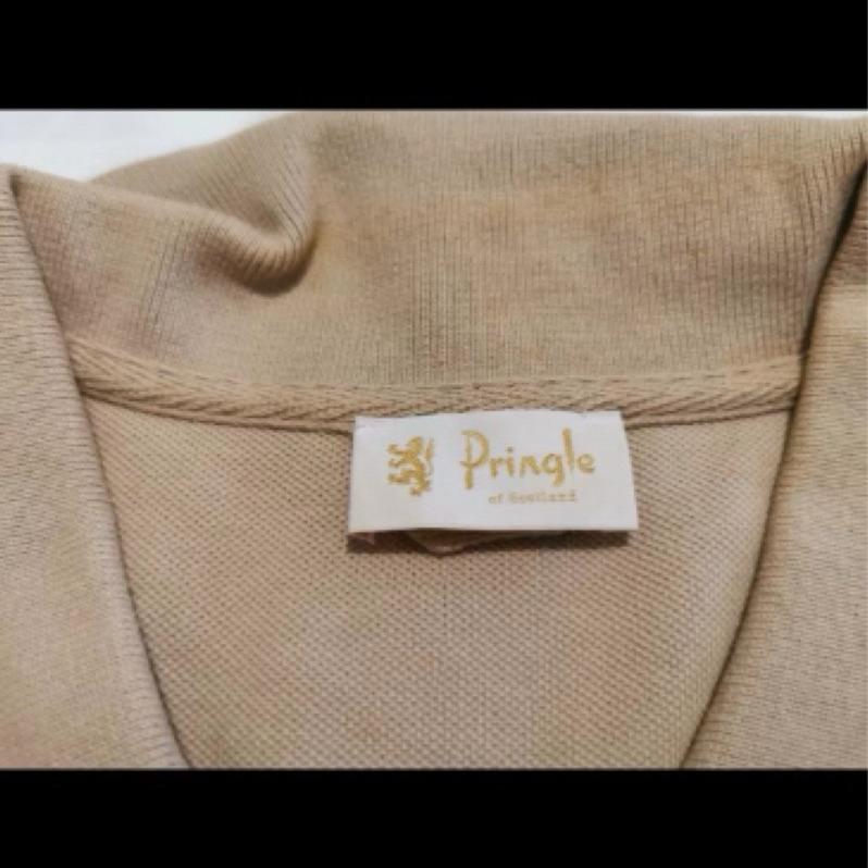 【A2】00＇s二手古著Vintage英國購回正品Pringle Polo衫 SZ L 香港製造-細節圖3