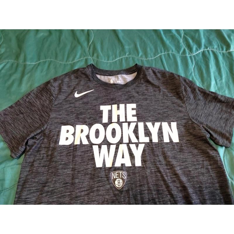 【 B1】二手NIKE布魯克林籃網Brooklyn Nets運動短T  SZ XL-細節圖2