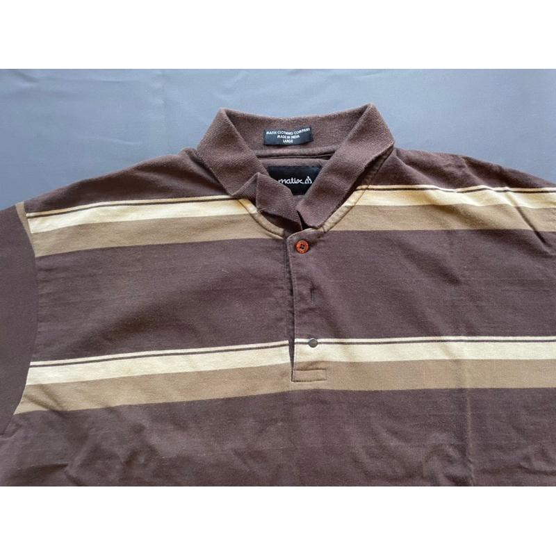 【A2】二手古著Vintage西海岸滑板大牌Matix Polo衫 SZ L-細節圖3