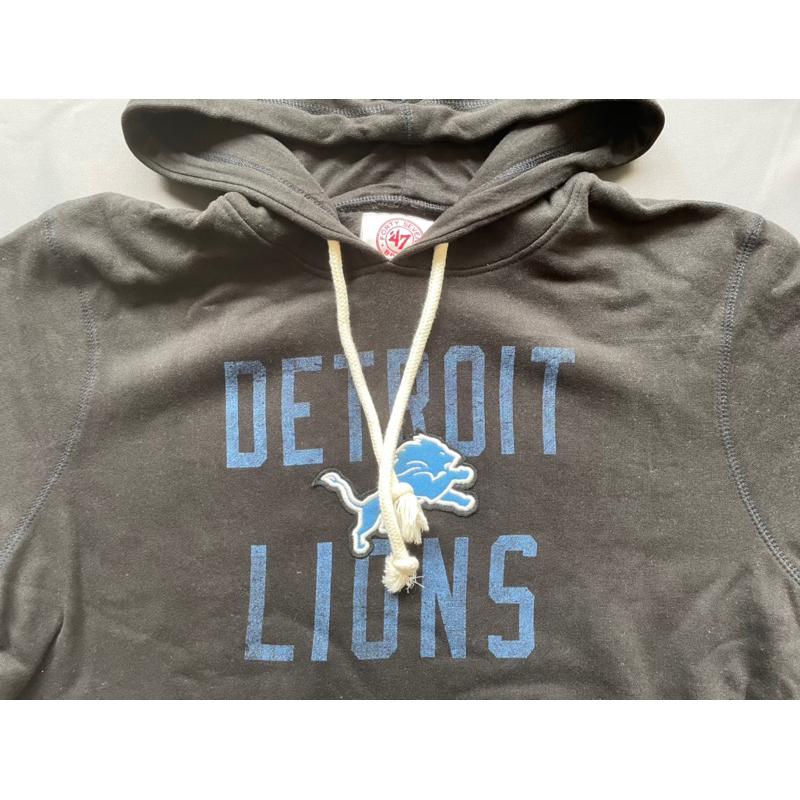 【 I1】全新47Brand NFL底特律雄獅Detroit Lions帽T SZ S/M-細節圖3