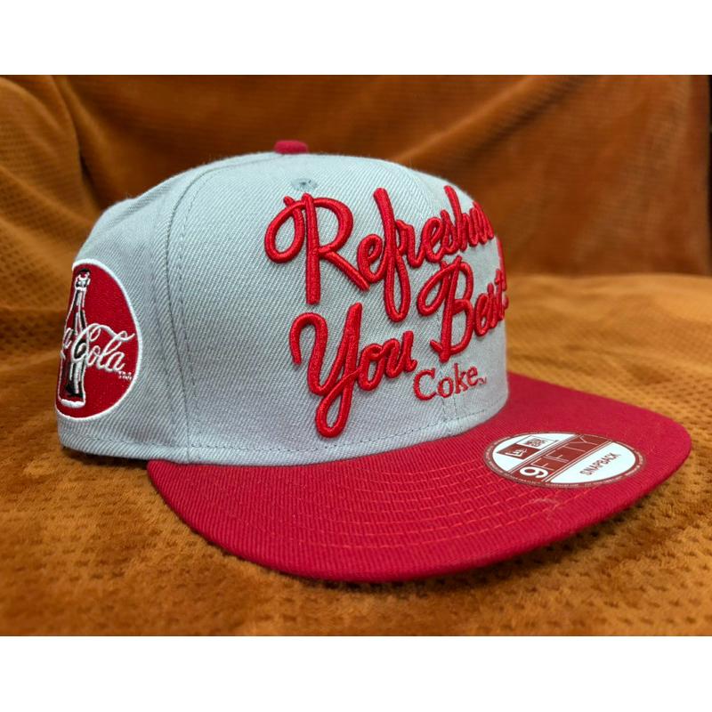 全新可口可樂Coca Cola x New Era Snapback棒球帽-細節圖2