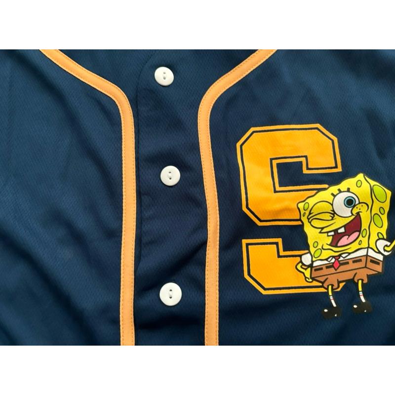 【R3】全新Nicklodoneon海綿寶寶Spongebob棒球球衣  SZ M-細節圖3