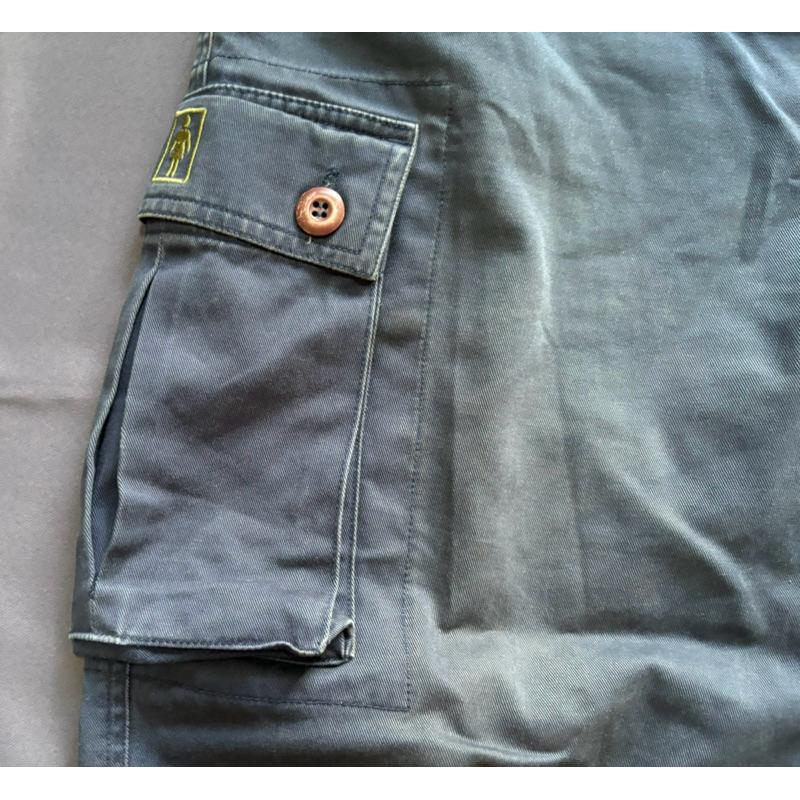 【D2】二手古著Vintage滑板大牌Girl深藍色工作褲滑板褲 SZ 34-細節圖2