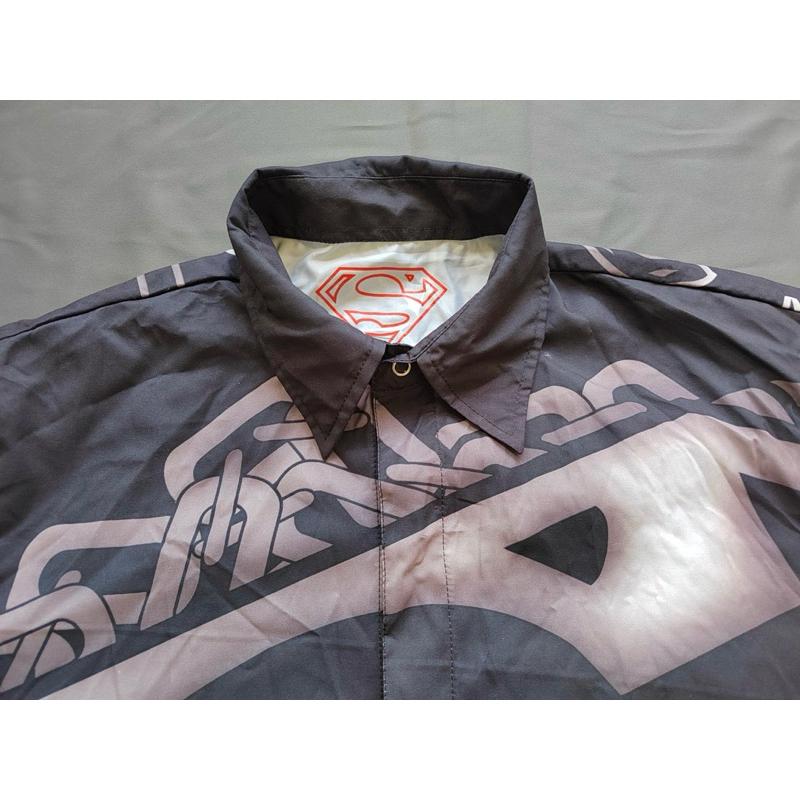 【L4】全新DC Superman 轉印全版襯衫 SZ M-細節圖2