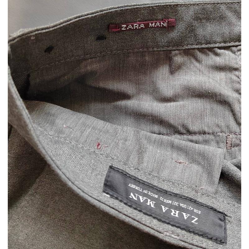 二手Zara Man西裝休閒褲 SZ 32-細節圖3