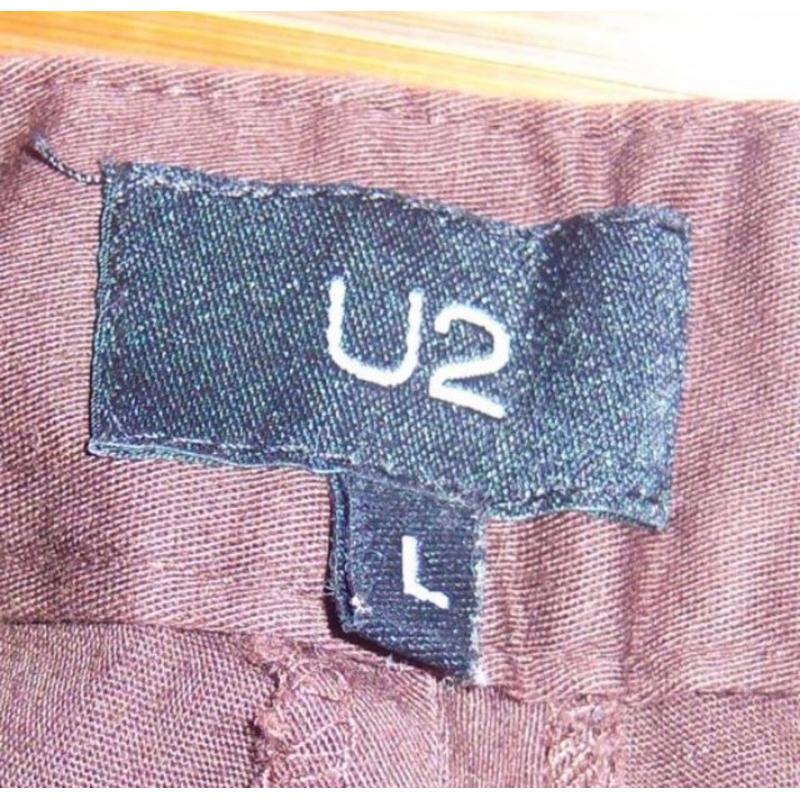 二手U2咖啡色西裝褲 SZ L-細節圖2