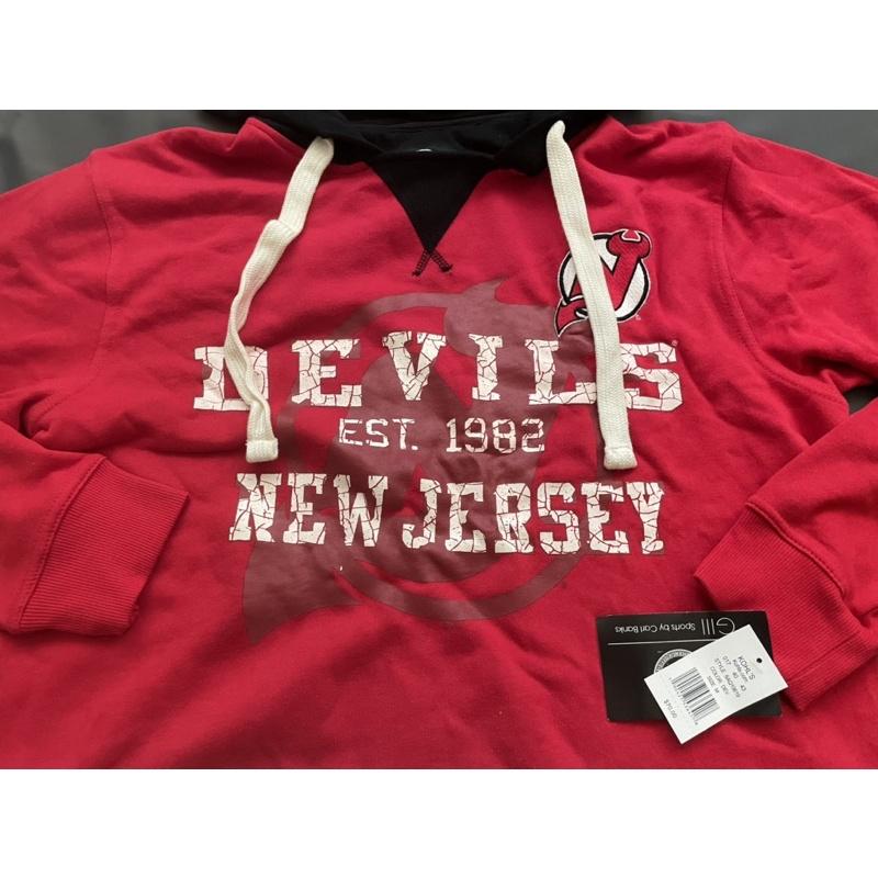 【I5】全新NHL紐澤西惡魔New Jersey Devils帽T  SZ M-細節圖2