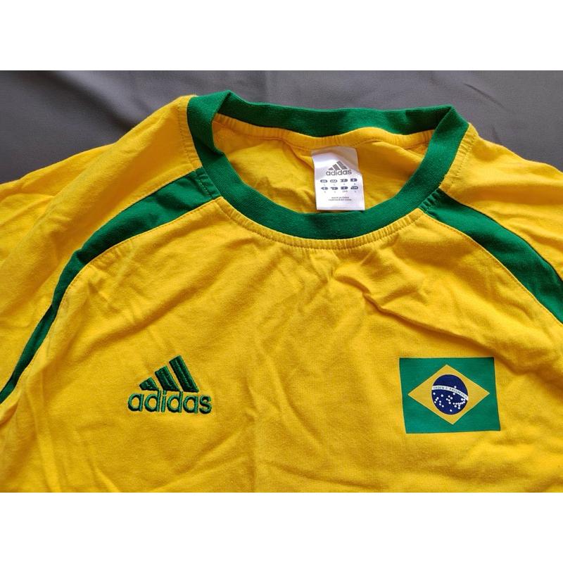 二手古著Adidas世界杯巴西隊卡卡Kaka短T SZ L-細節圖2