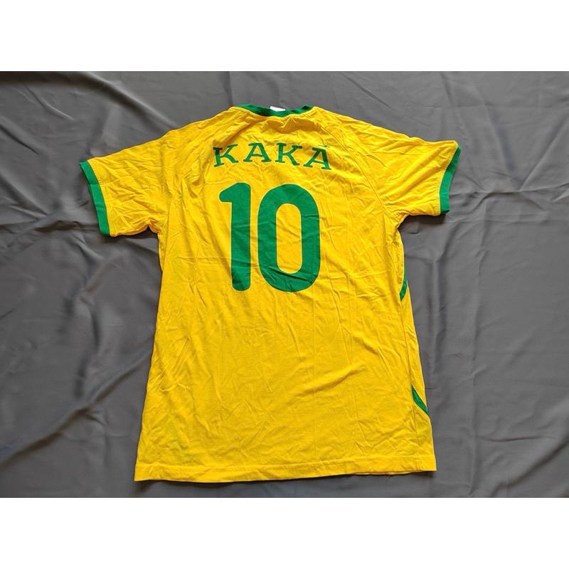 二手古著Adidas世界杯巴西隊卡卡Kaka短T SZ L-細節圖3