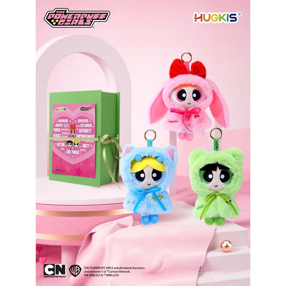 正版 飛天小女警斗篷毛絨掛件-規格圖7