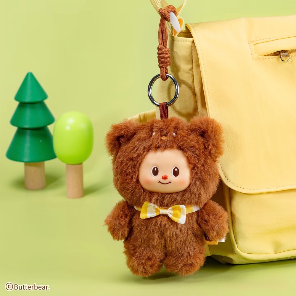 泰國黃油小熊絨絨擁抱搪膠毛絨系列-細節圖3