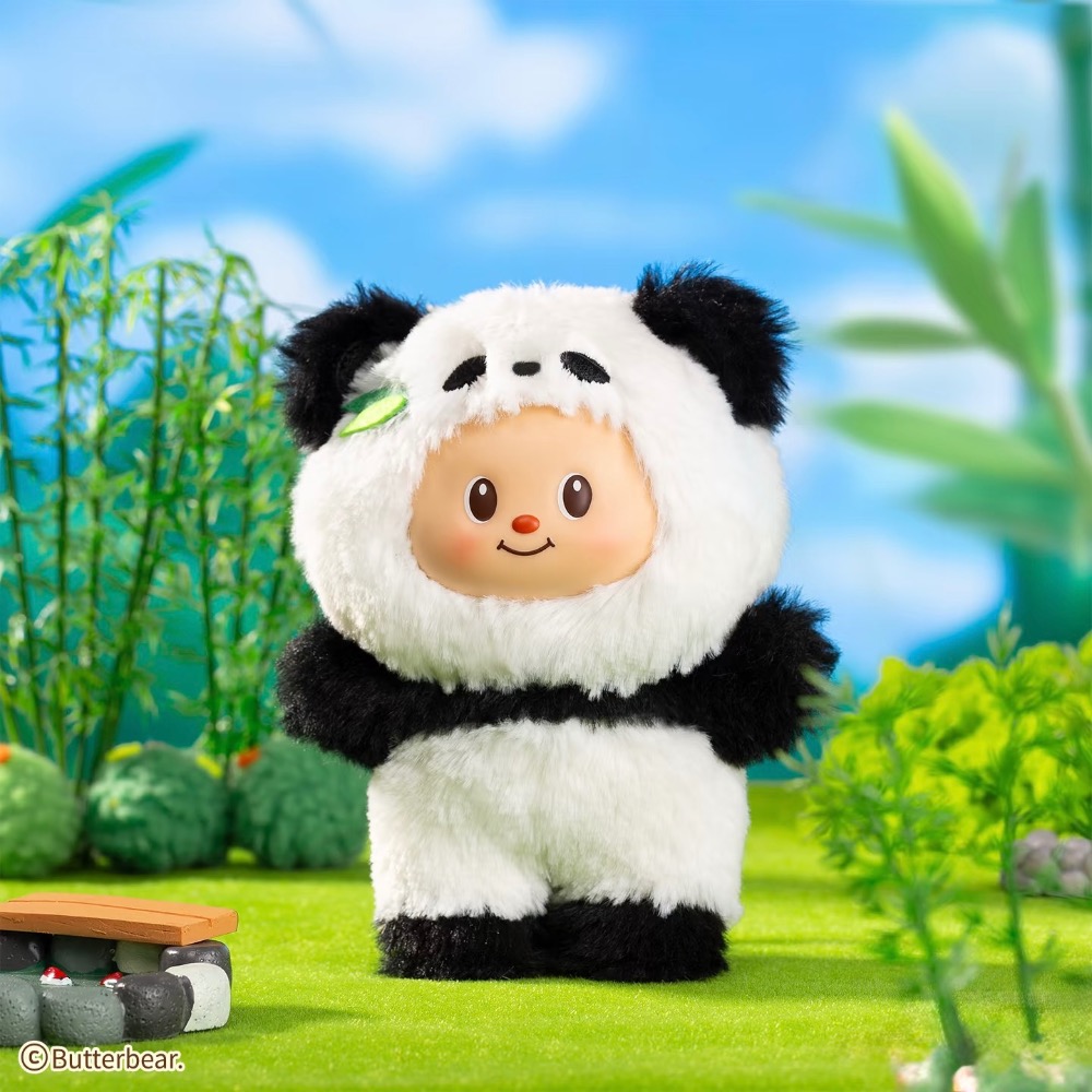 泰國黃油小熊絨絨擁抱搪膠毛絨系列-細節圖5