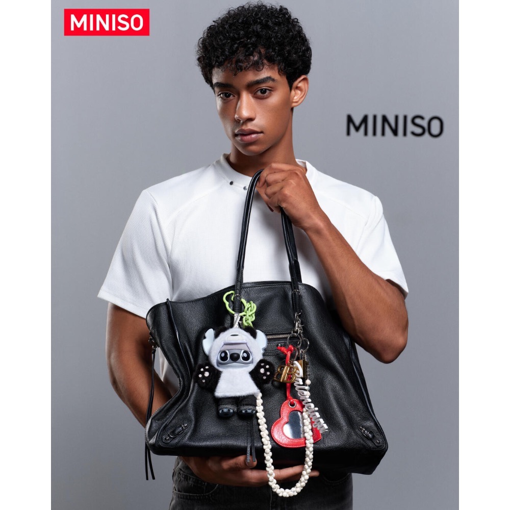 史迪奇GenZ街頭系列-熊貓毛絨掛件-細節圖5