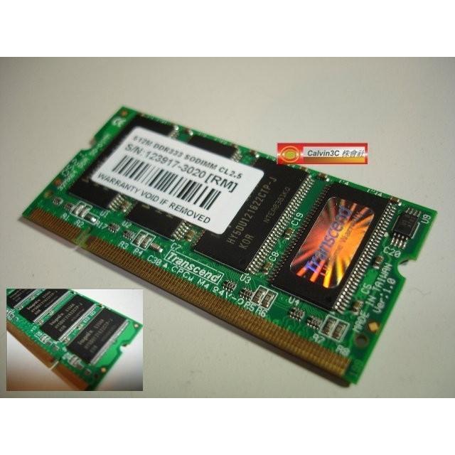 創見 Transcend DDR333 512M DDR 333 PC-2700 雙面16顆粒 筆記型專用 終身保固-細節圖4