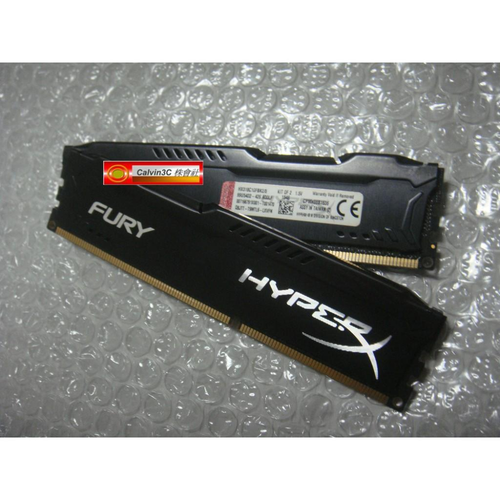 金士頓 Kingston HyperX FURY DDR3 1866 Kit 4G X2 8G 單面顆粒 超頻 終身保固-細節圖5