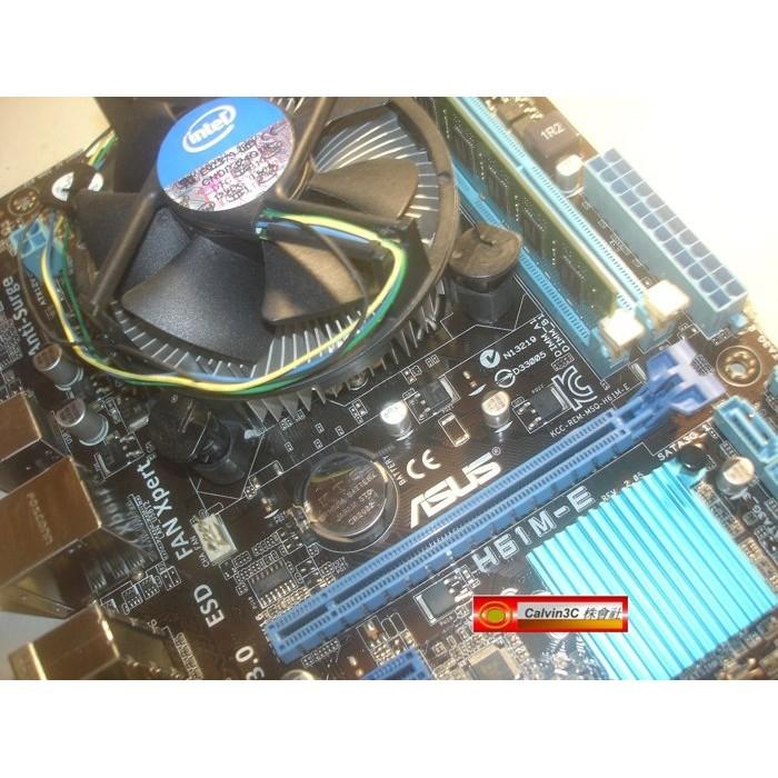 CPU+主機板+記憶體 Intel i3-2100 華碩 ASUS H61M-E DDR3 2G 內建顯示 4組SATA-細節圖2