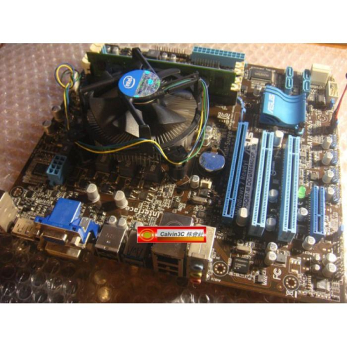 CPU+主機板+記憶體 Intel i7-2600 華碩 ASUS P8Q67-M DDR3 4G 內建顯示 SATA3