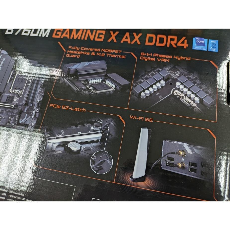 技嘉 B760M GAMING X AX DDR4 電競 1700腳位 B760 DDR4 M.2 HDMI內建WiFi-細節圖6