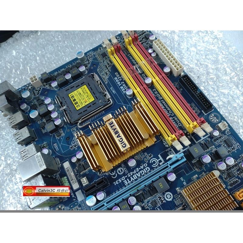 瑕疵品 技嘉 GA-EP45-DS3L 775腳位 Intel P45晶片組 6組SATA 2個記憶體插槽故障-細節圖2