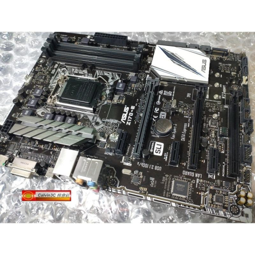 頂級 華碩 Z170-E 1151腳位 Intel Z170晶片 4組SATA 4組DDR4 內建多重顯示 HDMI