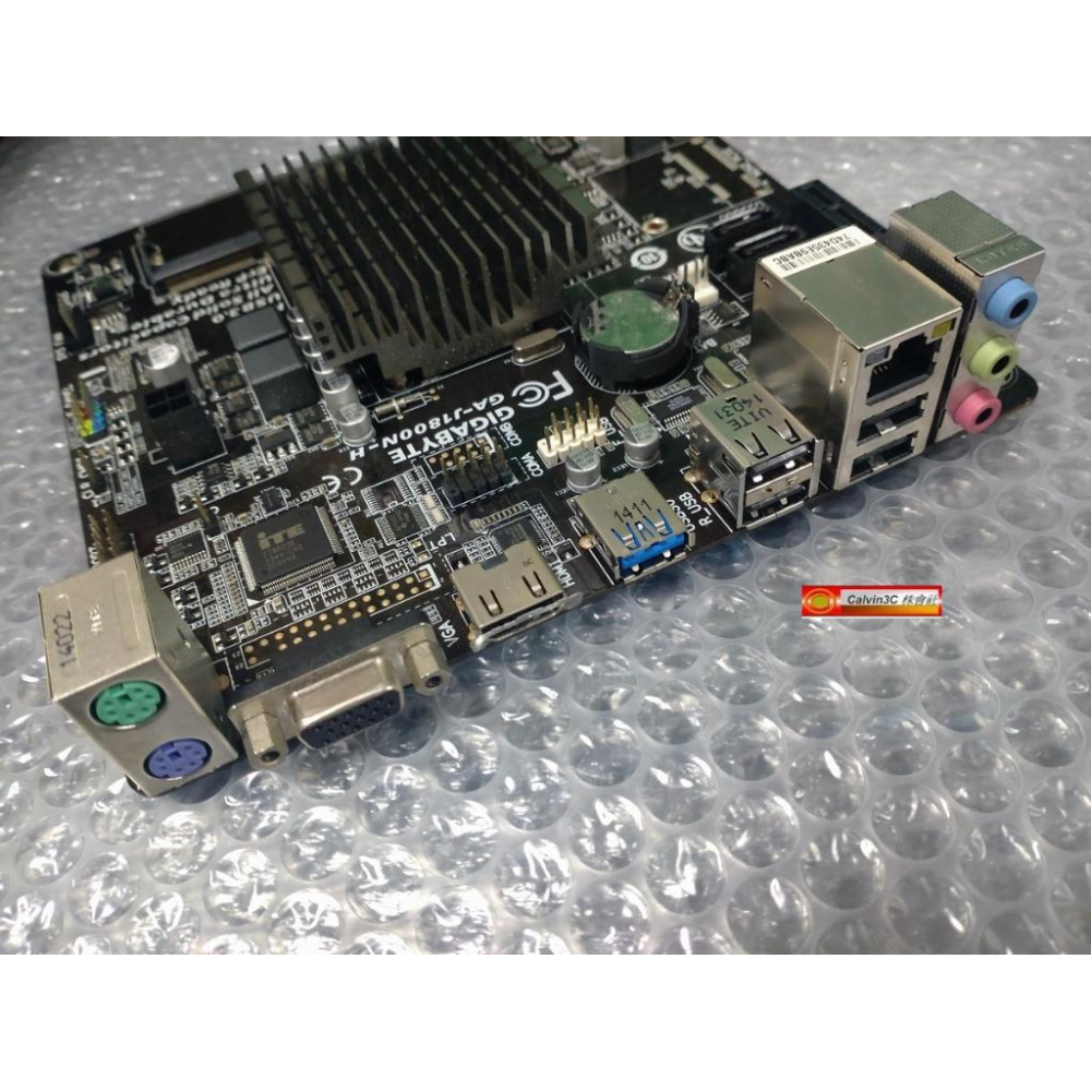 新品 技嘉 GA-J1800N-H 內建CPU 送RAM 4G DDR3 SATA VGA HDMI Mini ITX-細節圖2