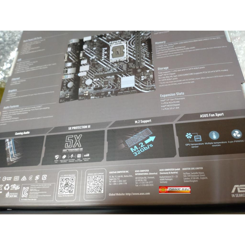 新品 華碩 PRIME H610M-K D4-CSM 1700腳位 Intel H610 SATA3 DDR4 M.2-細節圖5