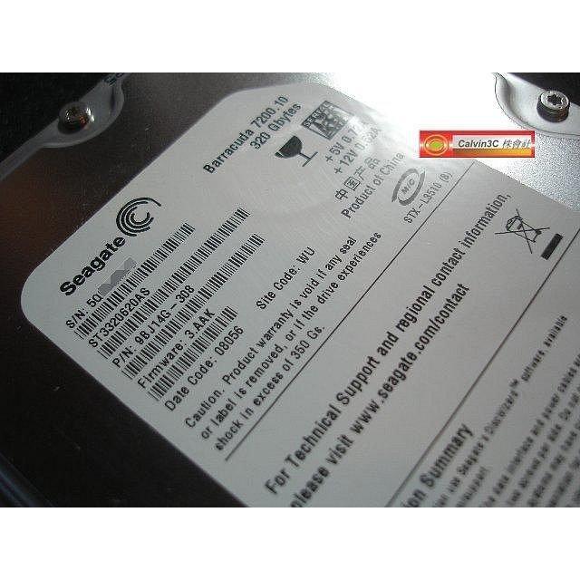 Seagate 希捷 Barracuda 320G SATA2介面 7200轉 32M ST3320620AS 3.5吋-細節圖3