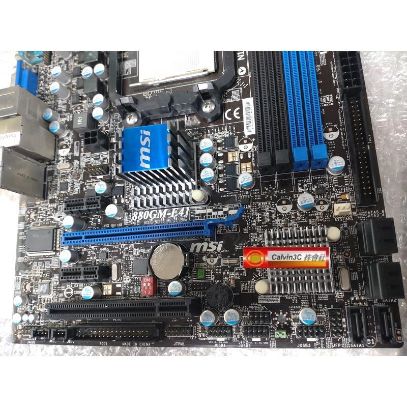 微星 880GM-E41 AM3腳位 內建顯示 AMD 880G晶片 4組DDR3 6組SATA HDMI VGA 良品-細節圖4