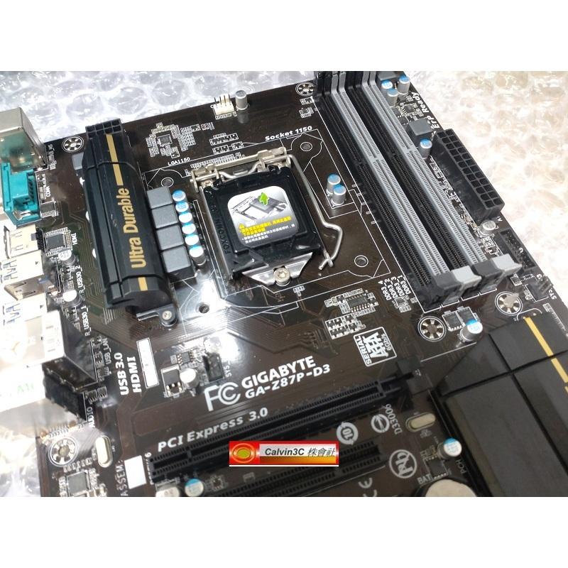 技嘉 GA-Z87P-D3 1150腳位 Intel Z87晶片 6組SATA 4組DDR3 4組PCI HDMI輸出-細節圖3