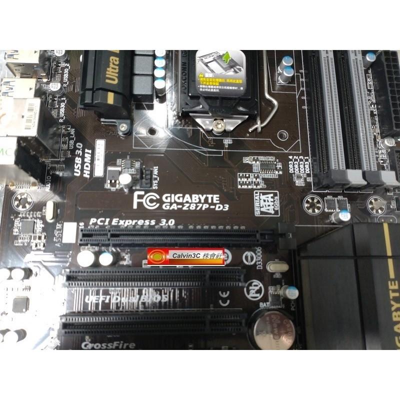 技嘉 GA-Z87P-D3 1150腳位 Intel Z87晶片 6組SATA 4組DDR3 4組PCI HDMI輸出-細節圖6