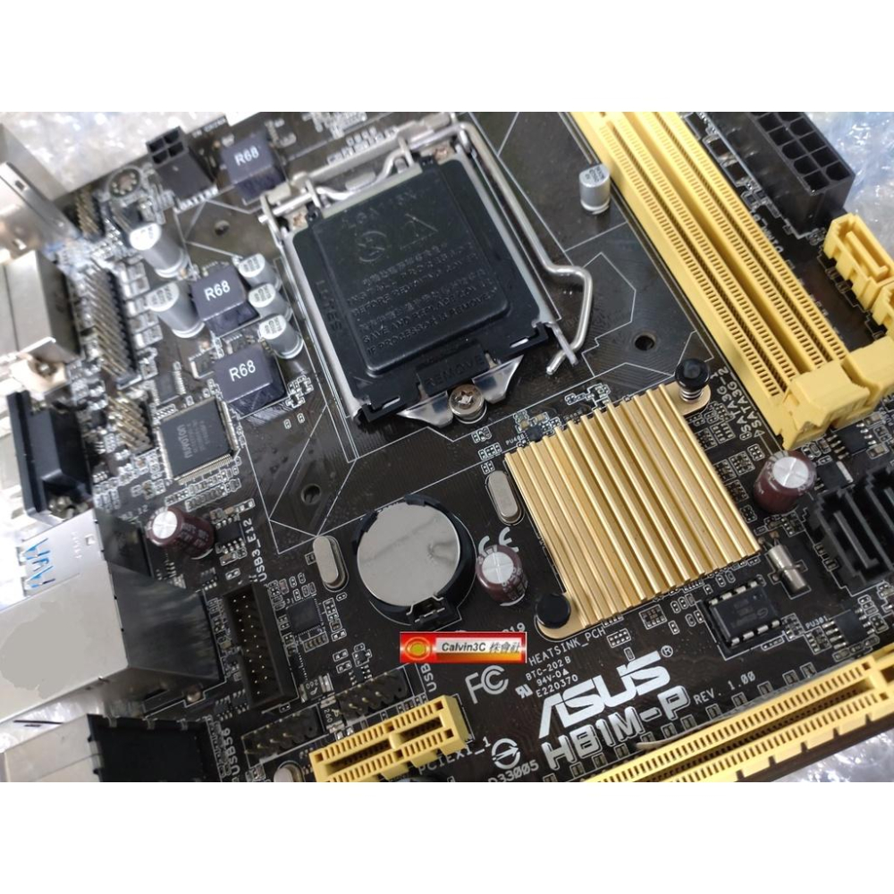 華碩 H81M-P 1150腳位 Intel H81晶片組 2組DDR3 4組SATA VGA DVI 多重輸出 主機板-細節圖2