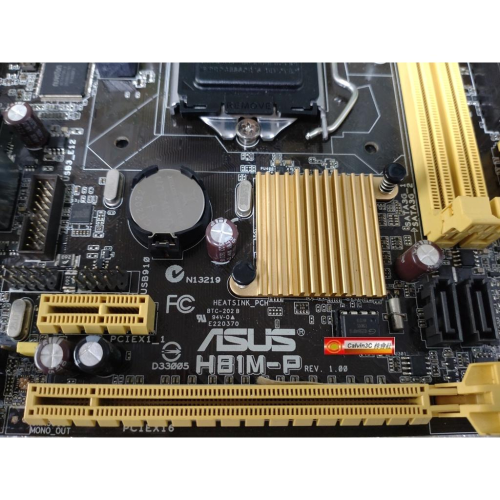 華碩 H81M-P 1150腳位 Intel H81晶片組 2組DDR3 4組SATA VGA DVI 多重輸出 主機板-細節圖4