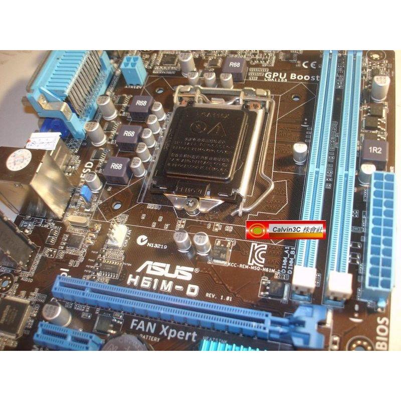 華碩 H61M-D 主機板 1155腳位 Inte H61 晶片組 2組DDR 4組SATA VGA 內建顯示 防突波-細節圖3