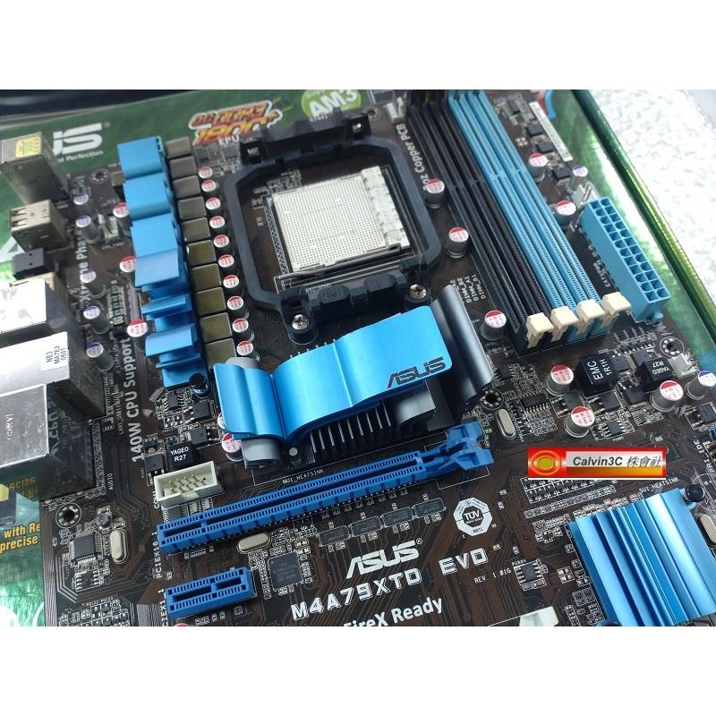 盒裝 華碩 M4A79XTD EVO AM3腳位 AMD 790X晶片組 4組DDR3 6組SATA IDE 外接雙顯卡-細節圖5