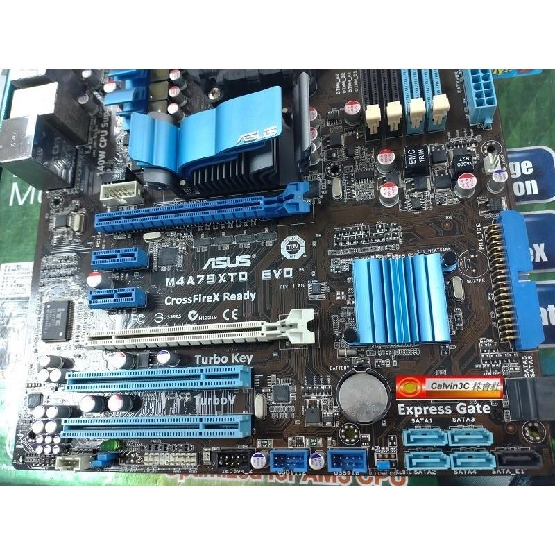 盒裝 華碩 M4A79XTD EVO AM3腳位 AMD 790X晶片組 4組DDR3 6組SATA IDE 外接雙顯卡-細節圖6