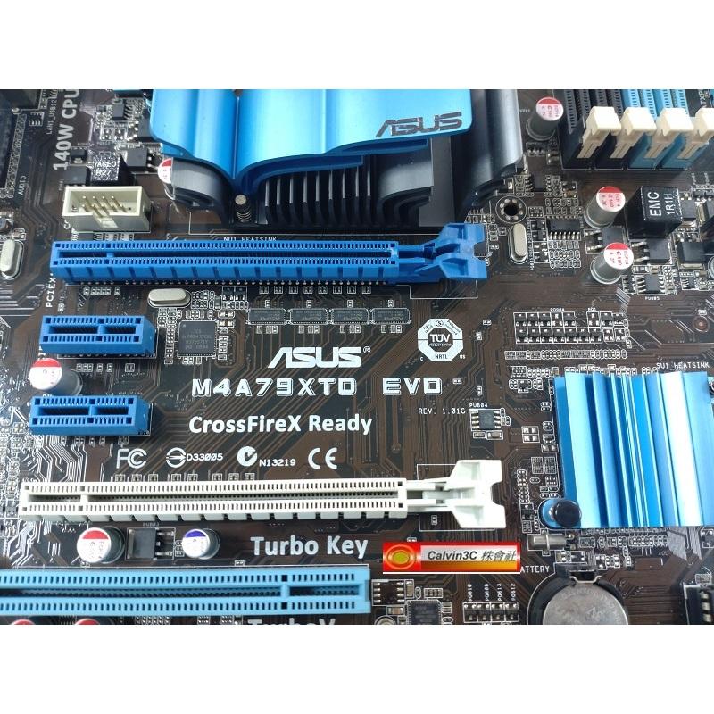 盒裝 華碩 M4A79XTD EVO AM3腳位 AMD 790X晶片組 4組DDR3 6組SATA IDE 外接雙顯卡-細節圖7