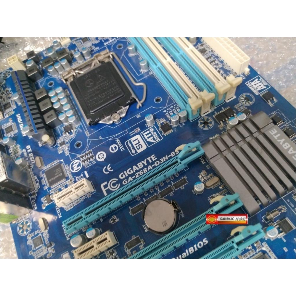 技嘉 GA-Z68A-D3H-B3 1155腳位 Intel Z68晶片組 4組DDR3 6組SATA 多重顯示HDMI-細節圖2