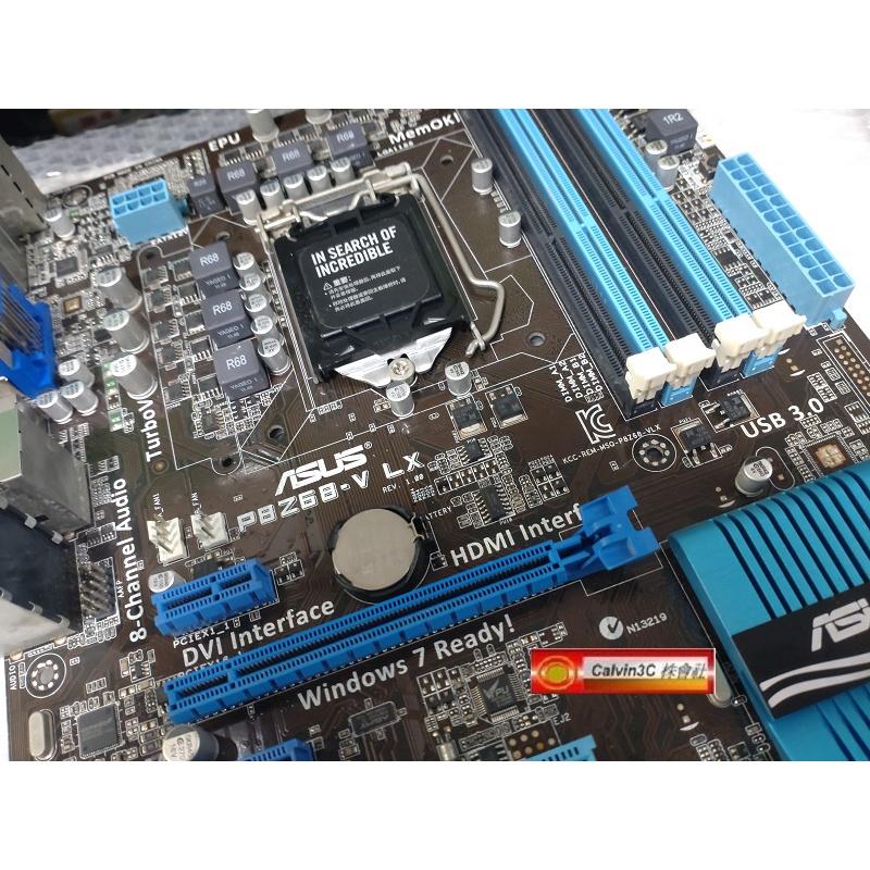 頂級 華碩 ASUS P8Z68-V LX Intel Z68晶片 4組DDR3 USB3 HDMI DVI VGA輸出-細節圖2