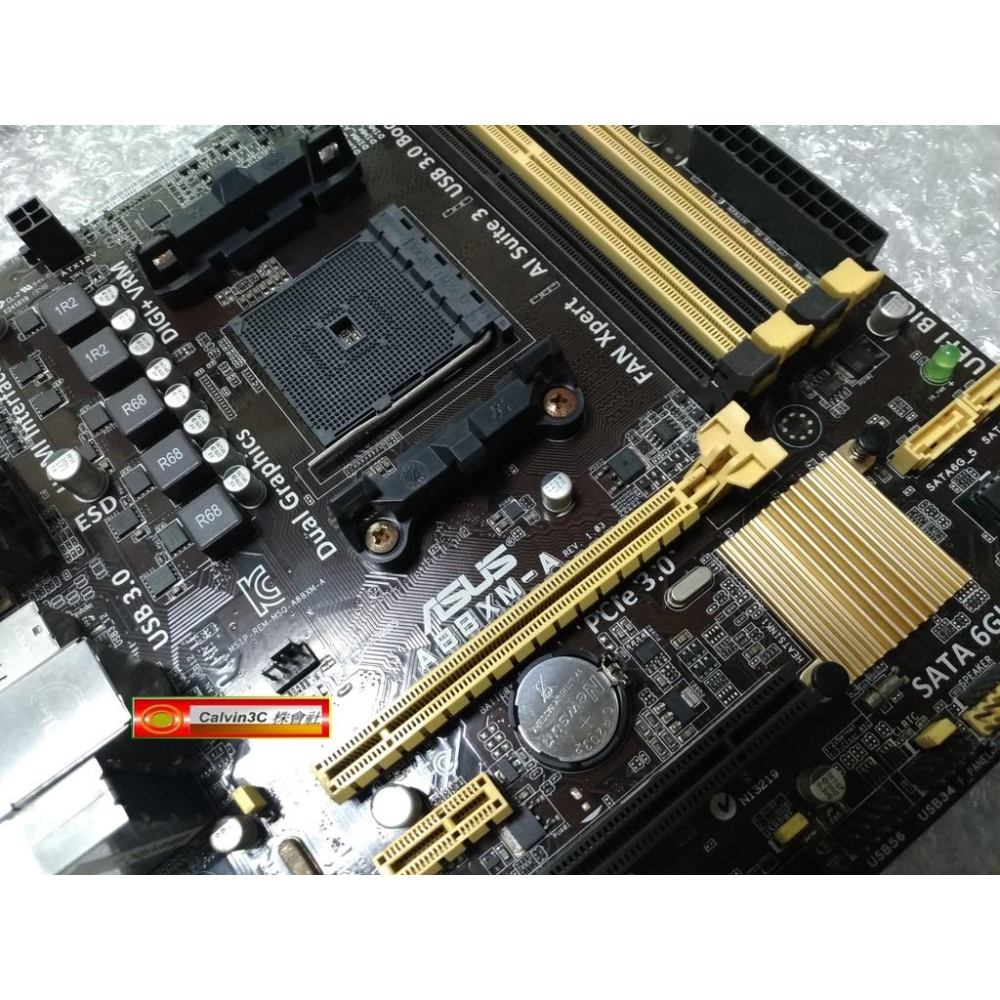 華碩 A88XM-A FM2腳位 內建顯示 A88X FCH晶片 4組DDR3 6組SATA HDMI DVI USB3-細節圖2