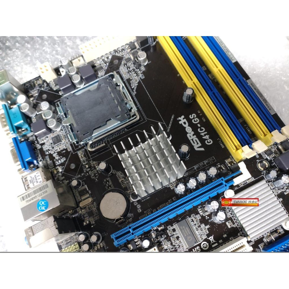 華擎 ASROCK G41C-GS R2.0 775腳位 內建顯示 G41晶片 2組DDR2 2組DDR3 4組SATA-細節圖3