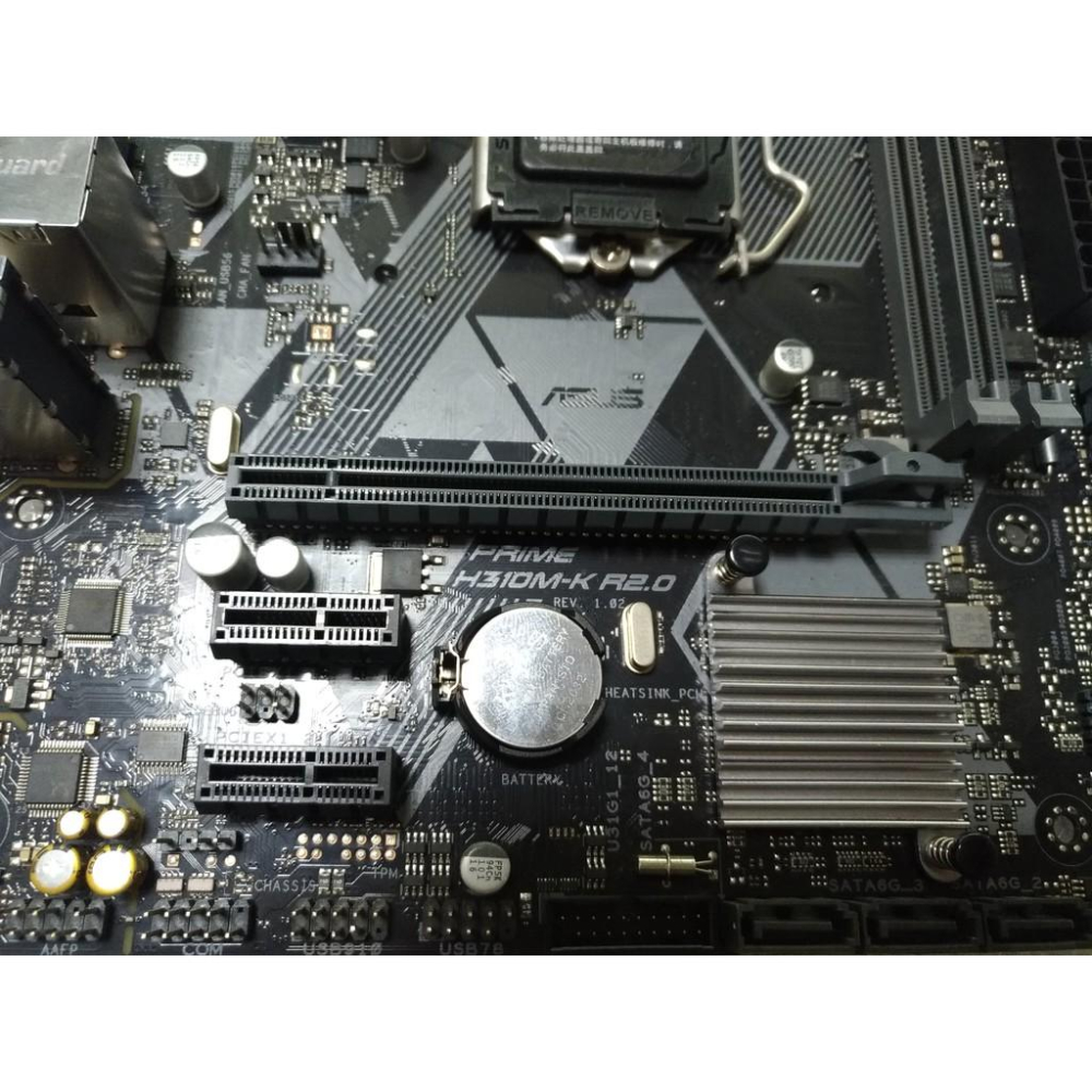 華碩 PRIME H310M-K R2.0 1151腳位 Intel H310晶片 DDR4 SATA VGA DVI-細節圖5